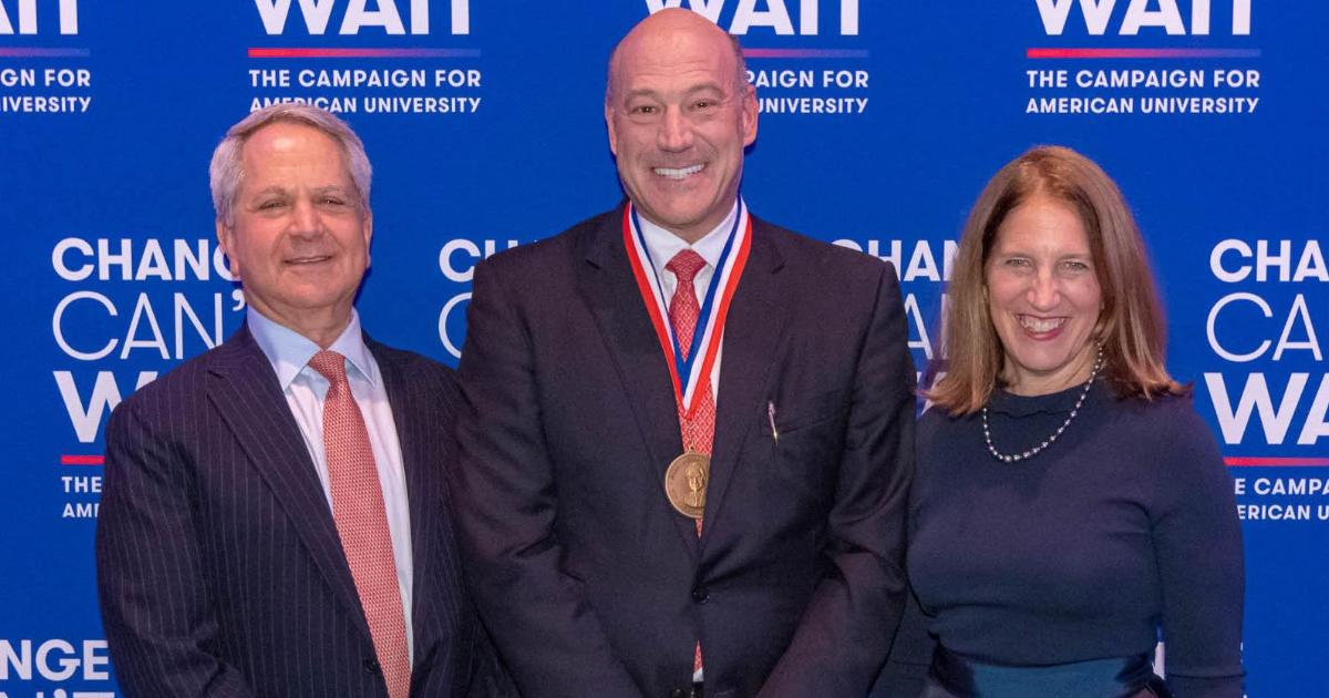 Gary Cohn with Marc Duber and Sylvia M. Burwell